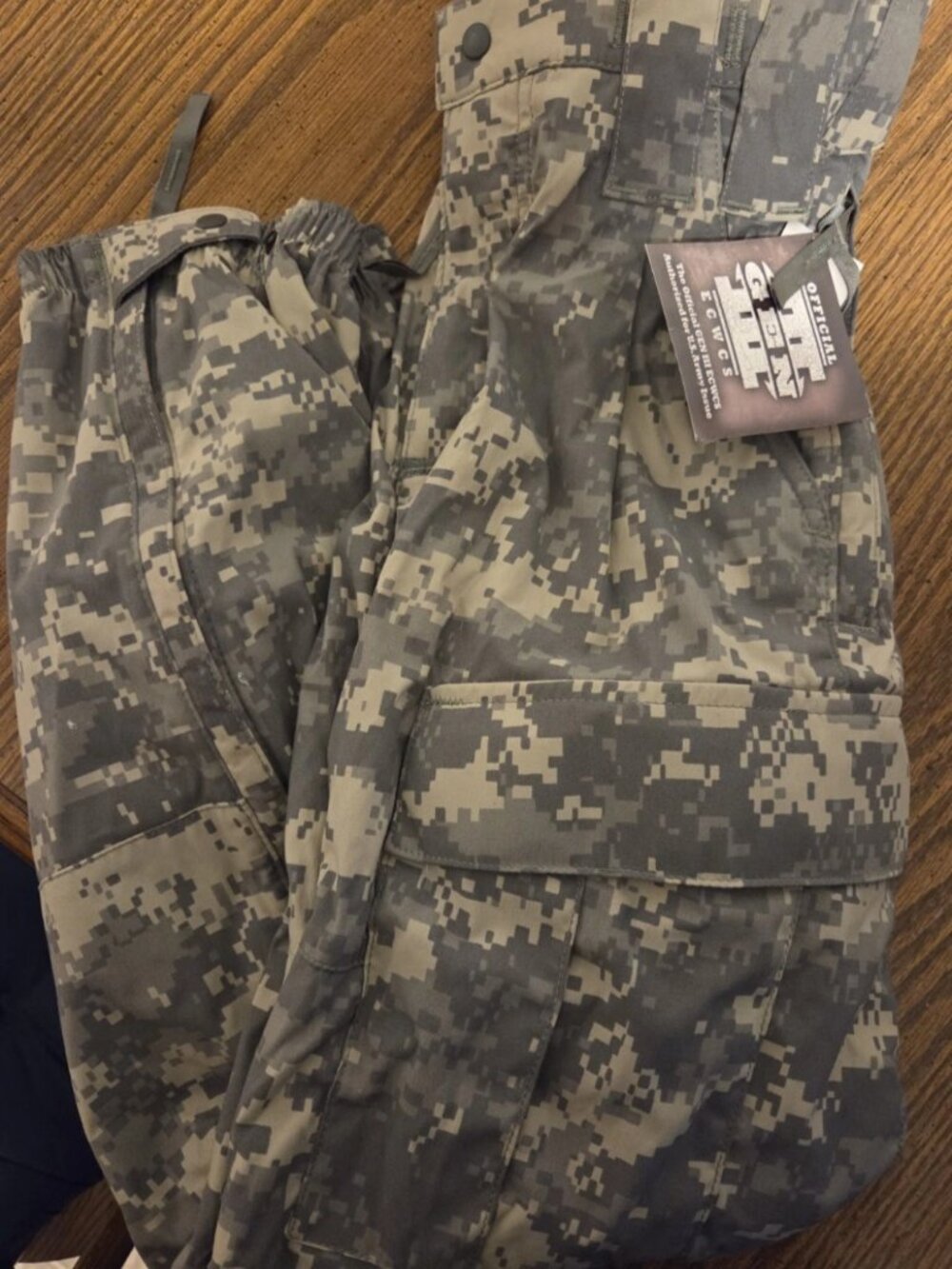 Digital camo army rain pants Size XS - S New